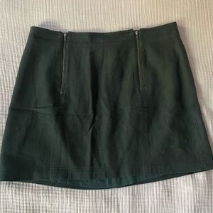 madewell wool skirt